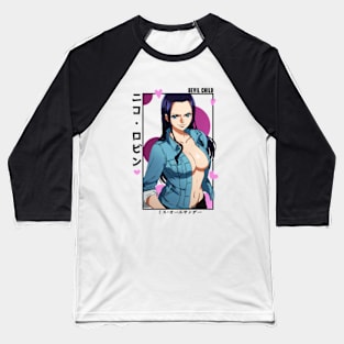 NICO ROBIN - Streetwear Style Baseball T-Shirt